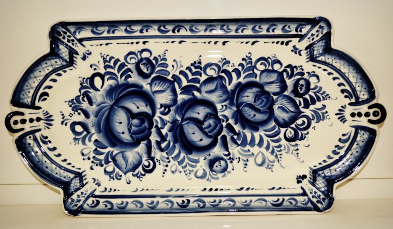 Полуфаянс Гжели