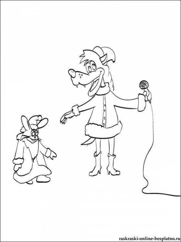 Ну погоди новый год рисунок