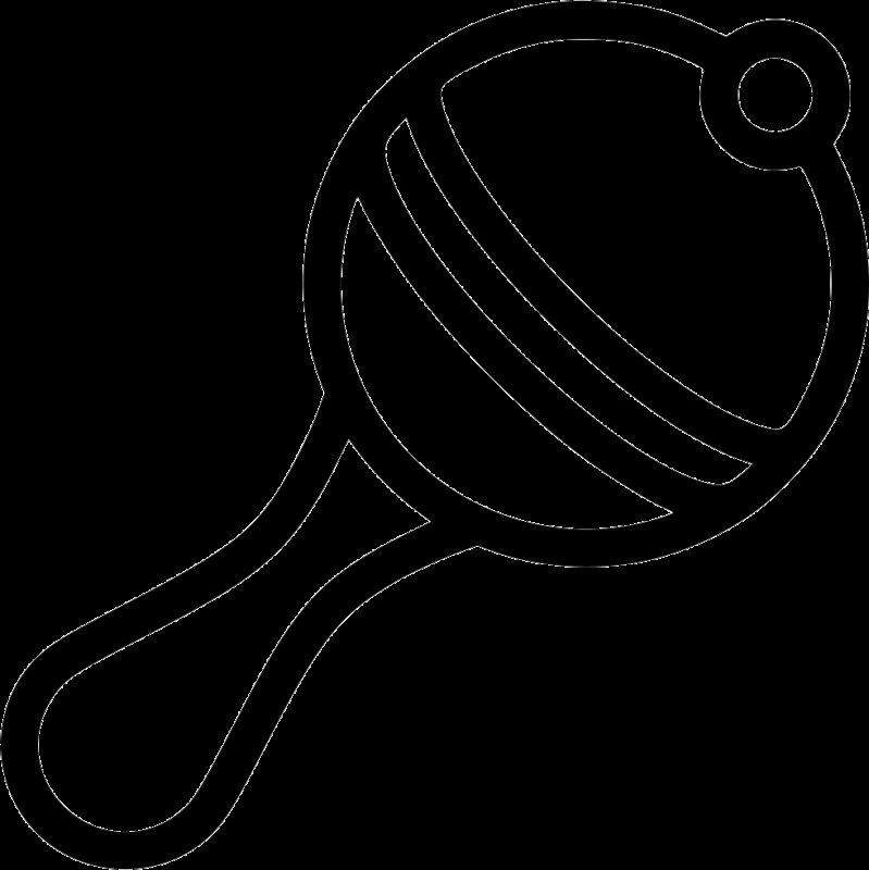 Погремушка шаблон