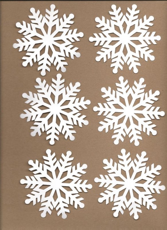 Шаблоны снежинок