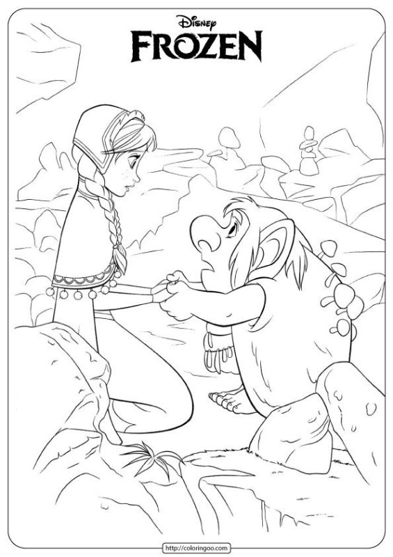 Раскраска Анна