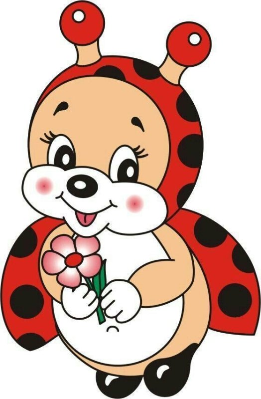 Божья коровка мультяшная