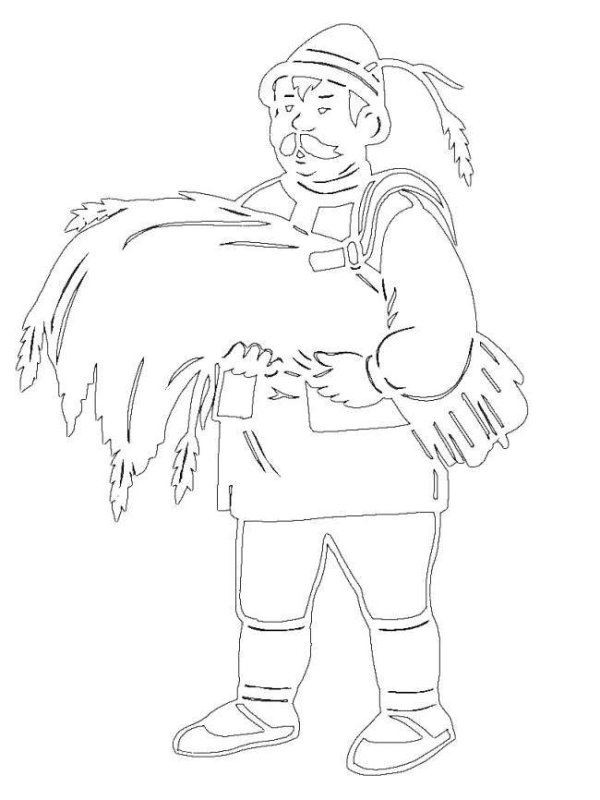 Вытынанка 12 месяцев сказка