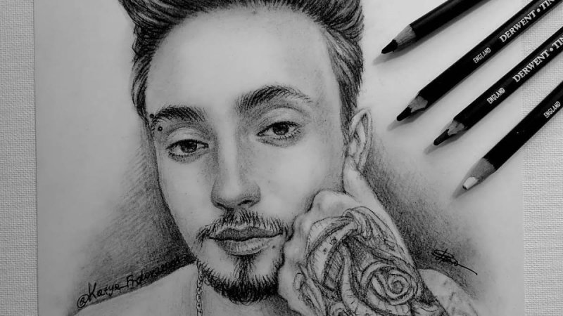 Эдисон перец рисунок карандашом