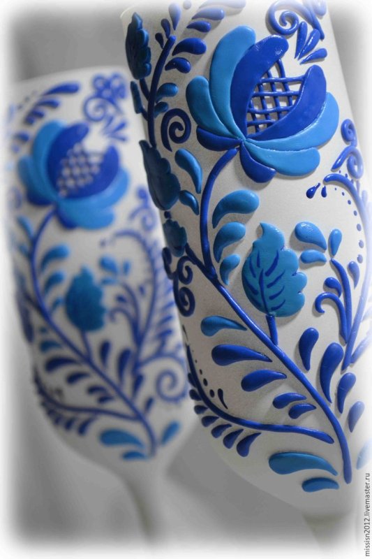 Гжель роспись