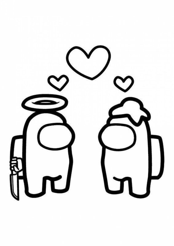 Раскраска любовь