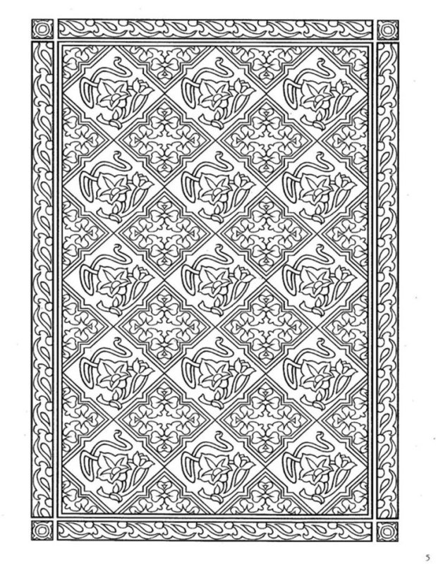 Эскиз ковра