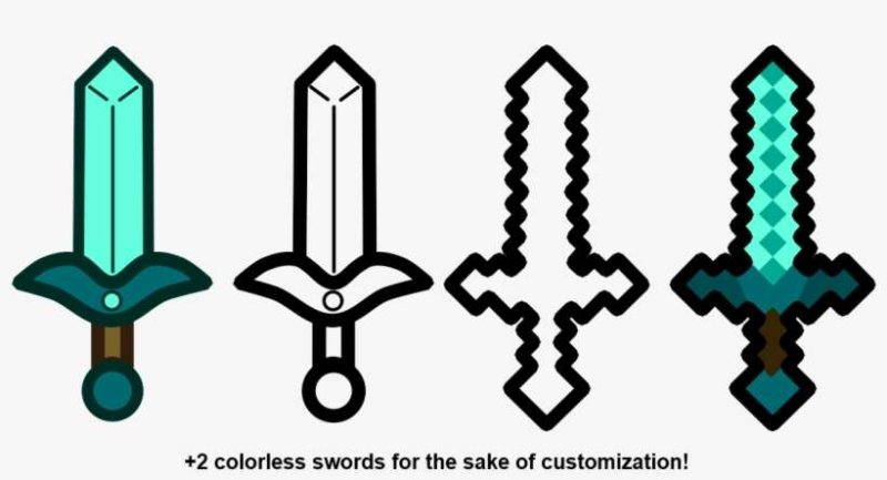 Меч из МАЙНКРАФТА