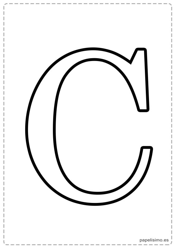 Трафарет букв