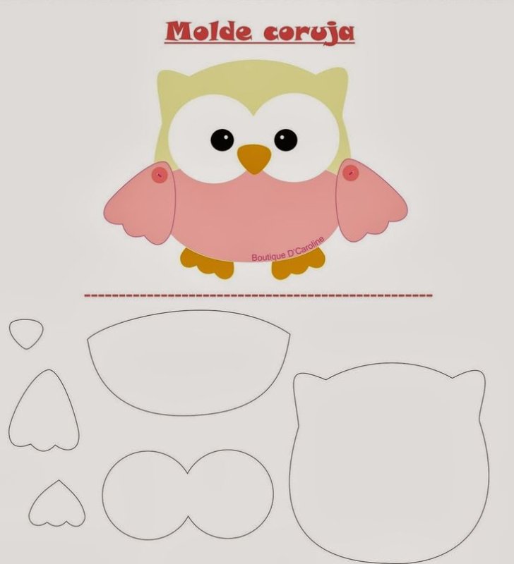 Аппликация из фетра трафареты