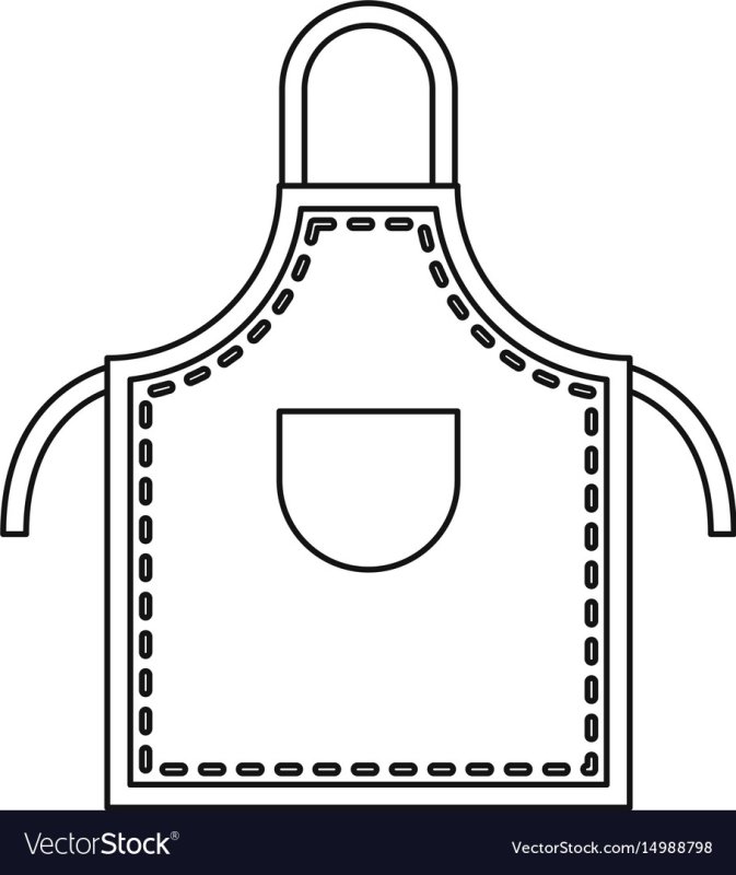 Фартук для раскрашивания детям