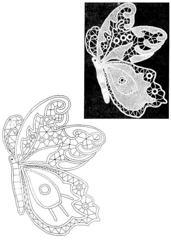 Схемы румынского шнуркового кружева