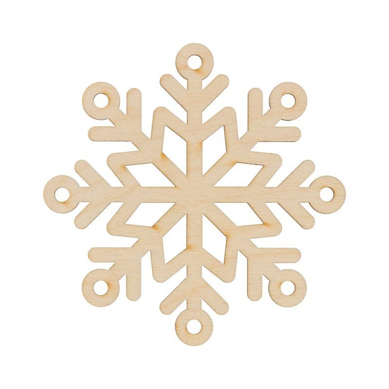 Снежинка деревянная заготовка