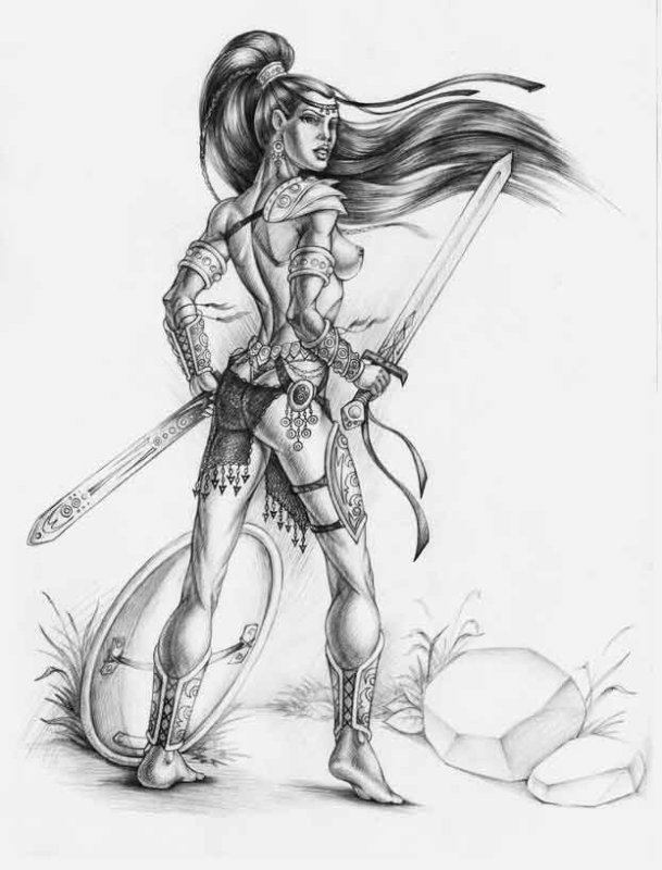 Амазонки рисунки