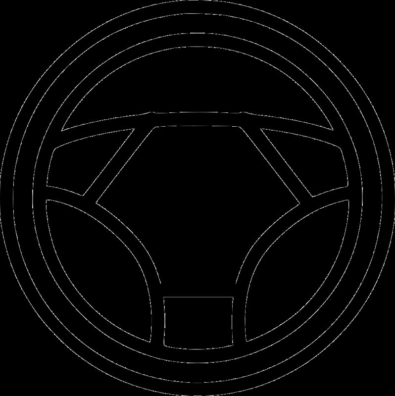 Трафарет руль для детей