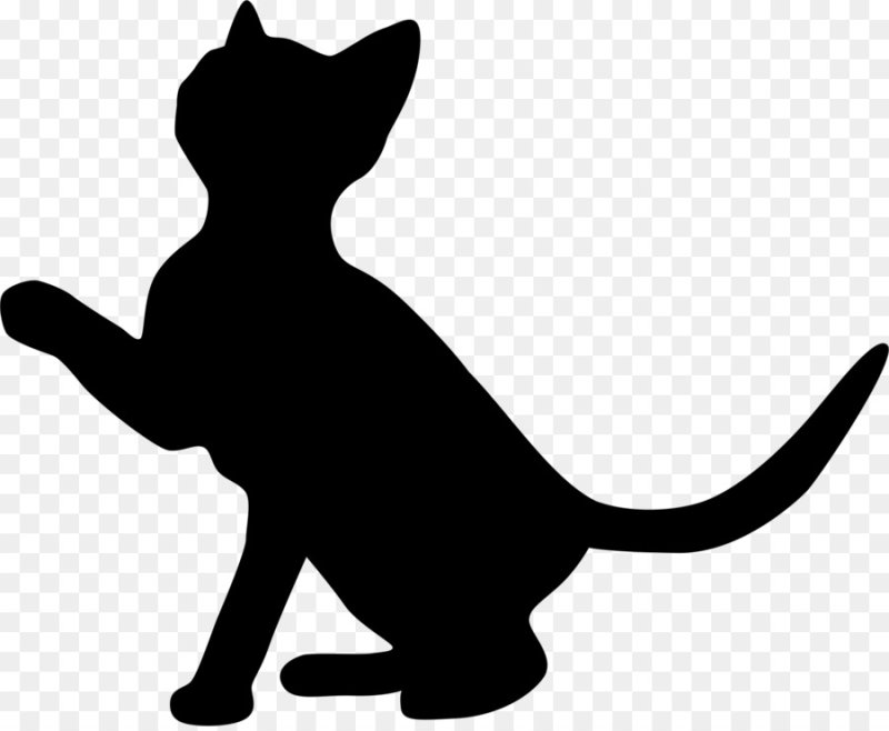 Трафарет кошки