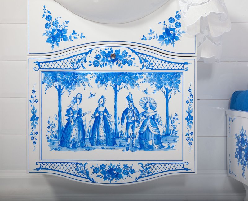 Орнаментальная стилистика Гжель