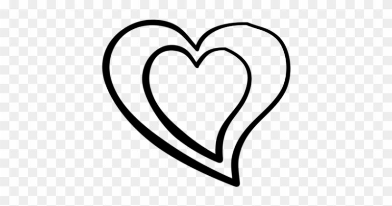 Сердечко контур