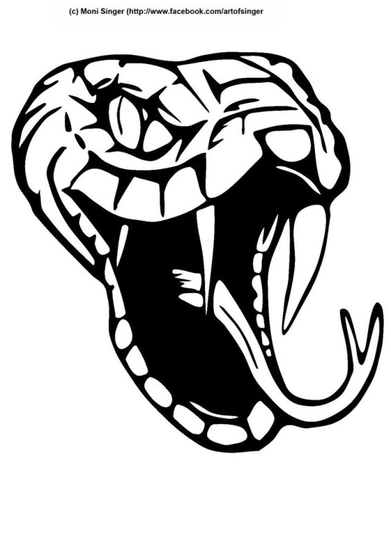 Голова змеи