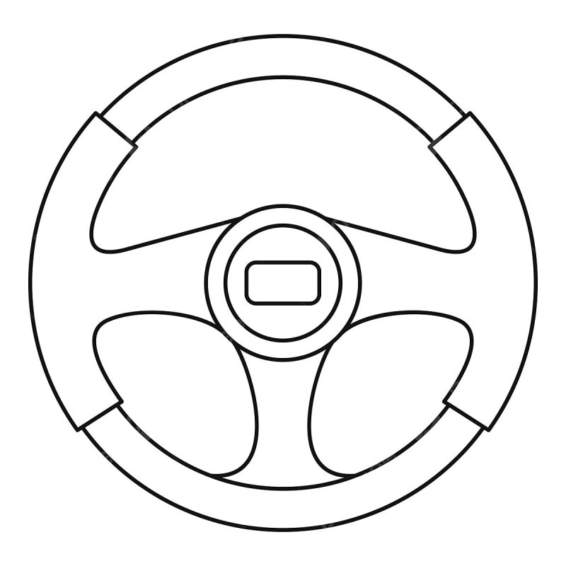 Руль трафарет