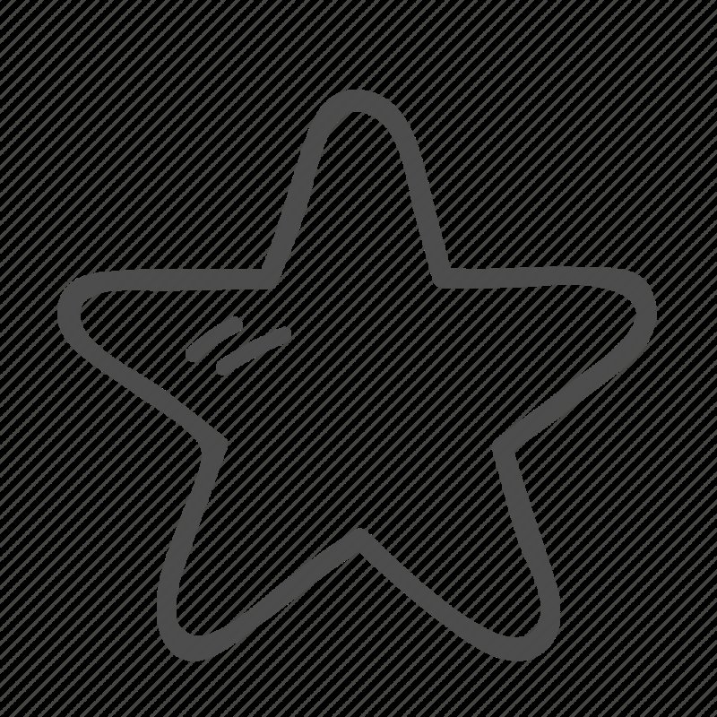 Звезда контур