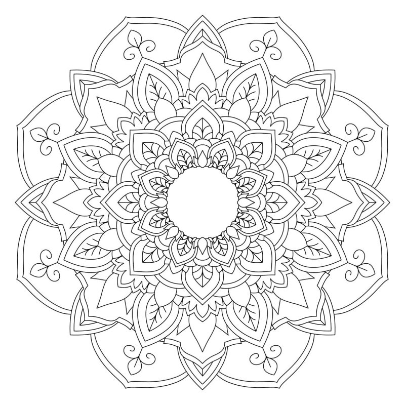 Мандала денежный колодец