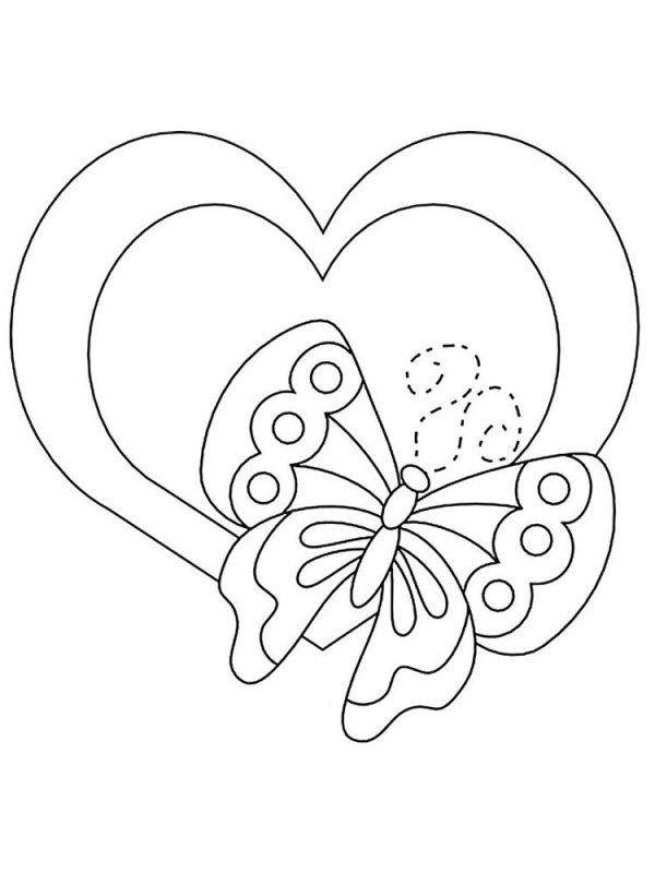 Валентинки для детей шаблоны