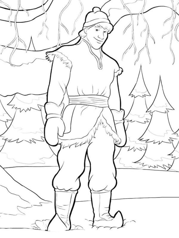 Раскраска "Холодное сердце"