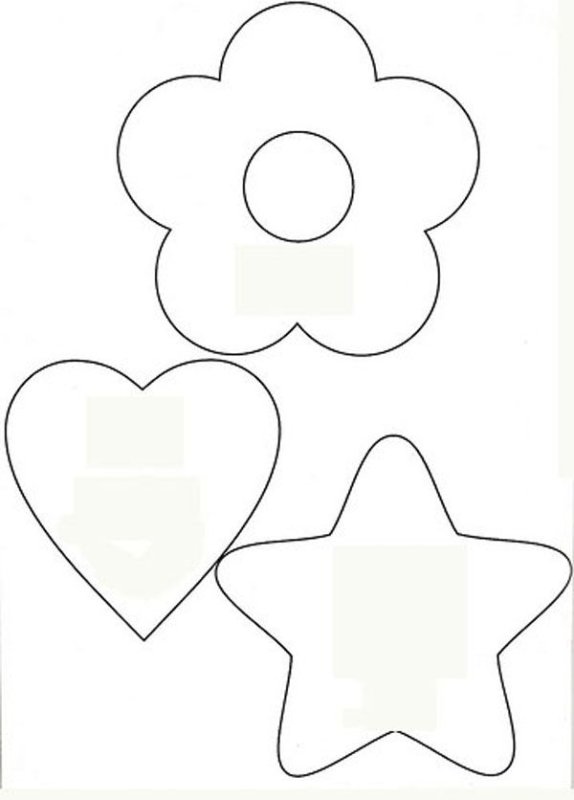 Заготовки из фетра для поделок