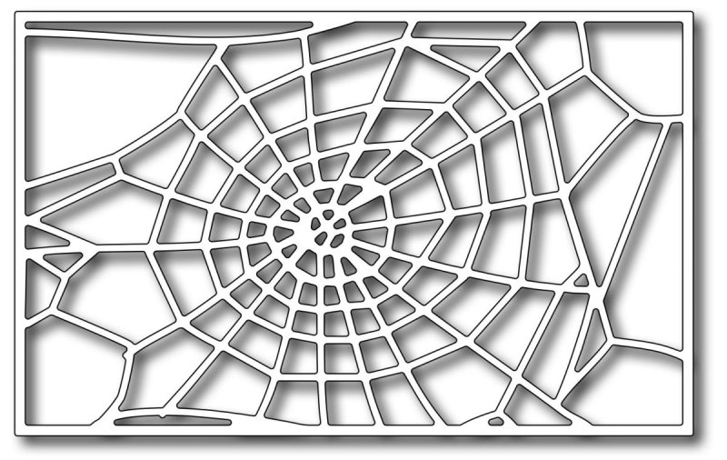 Паутинка трафарет
