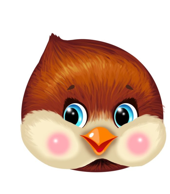 Воробей маска для детей