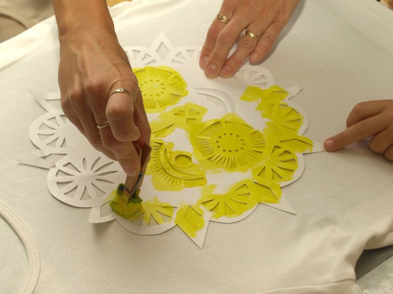 Трафаретная техника