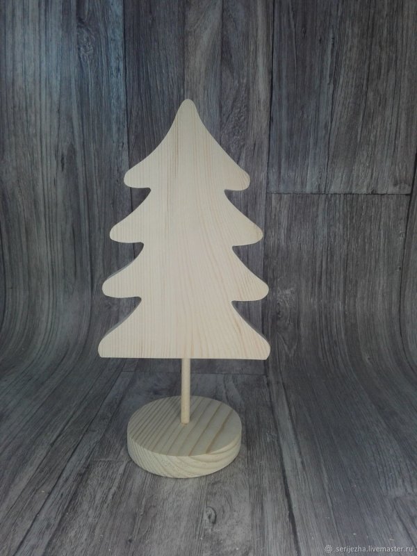 Деревянная заготовка "ёлочка"