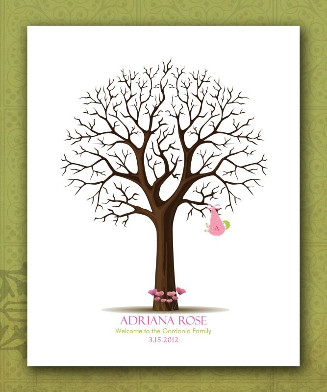 Дерево желаний макет