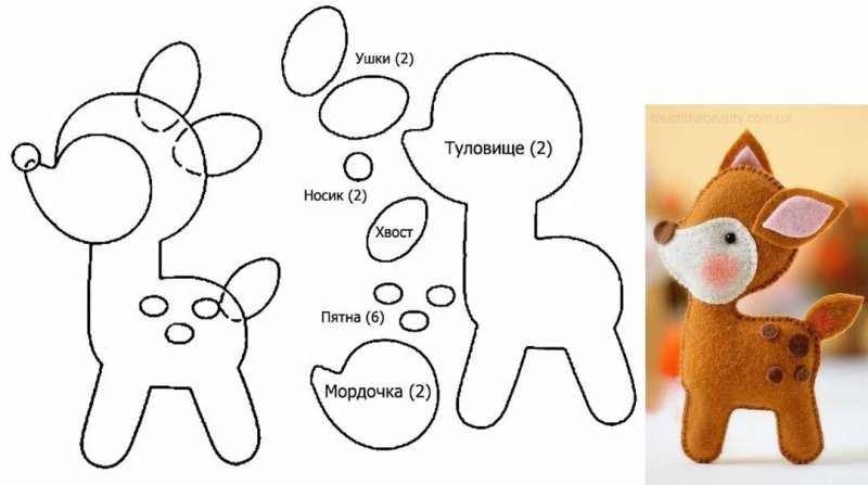Игрушка из фетра своими руками выкройки и схемы для начинающих