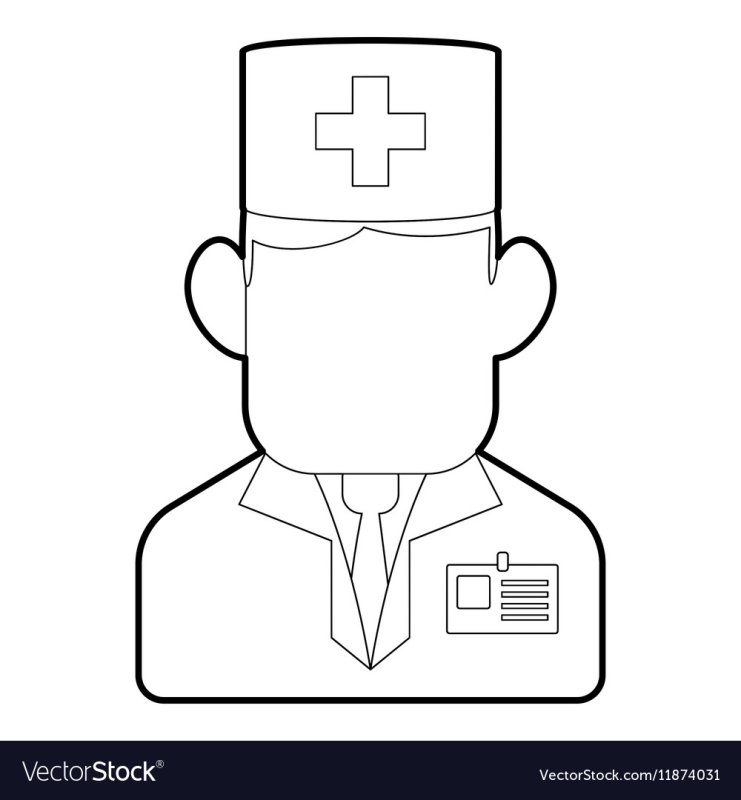 Трафарет врача
