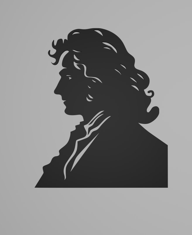 Два лица силуэт