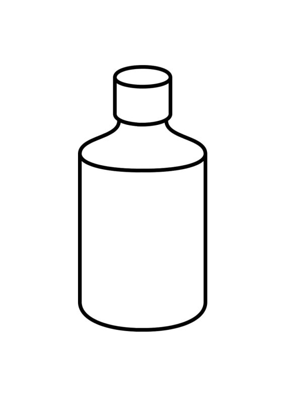 Банка шаблон для рисования