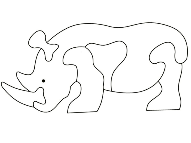 Трафареты животных для вырезания лобзиком