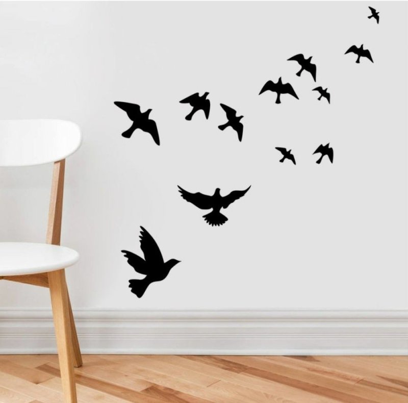Птички на стену