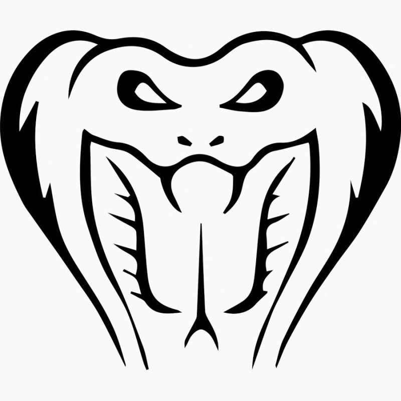 Голова кобры рисунок