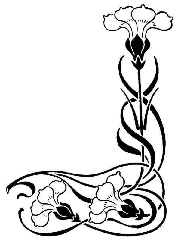 Орнамент цветы