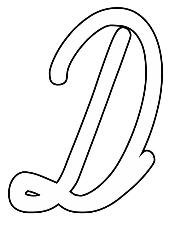 Письменные буквы для вырезания