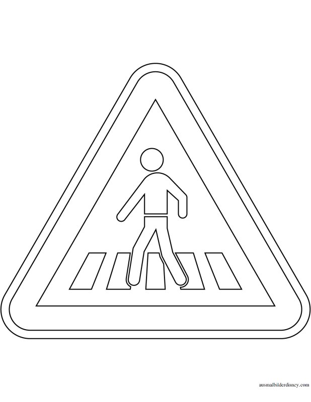 Дорожные знаки раскраска для детей