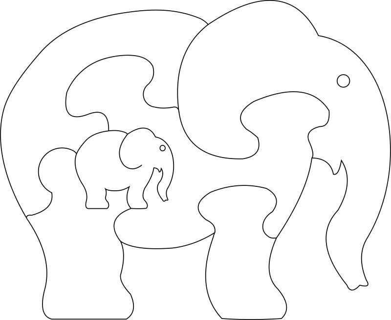 Пазлы из фанеры