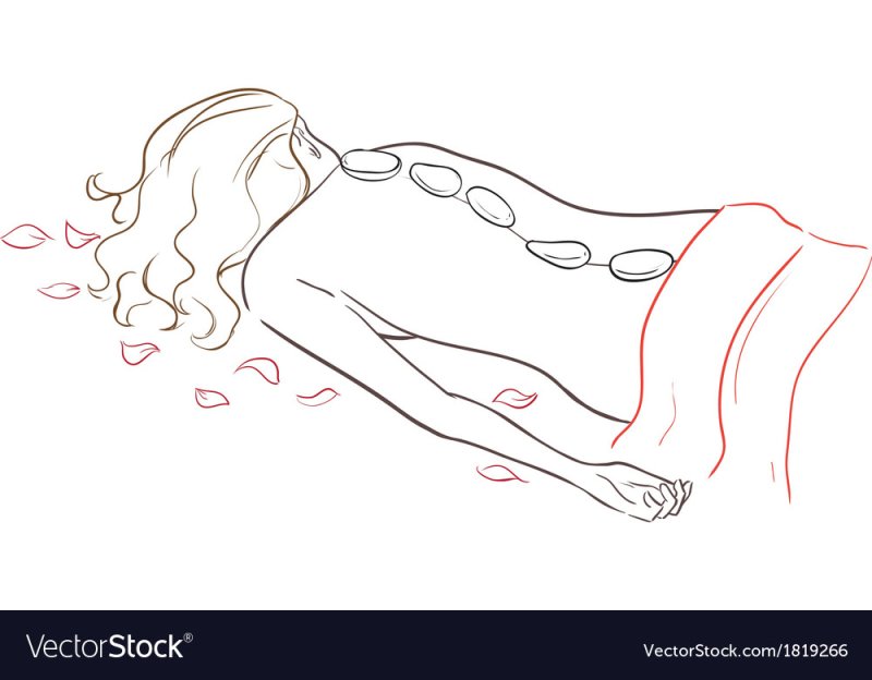 Массаж иллюстрация