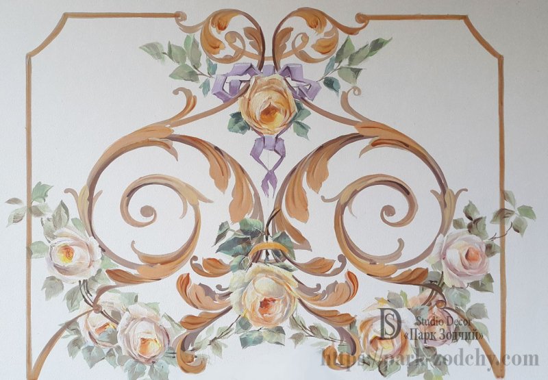 Альфрейная роспись Эрмитаж