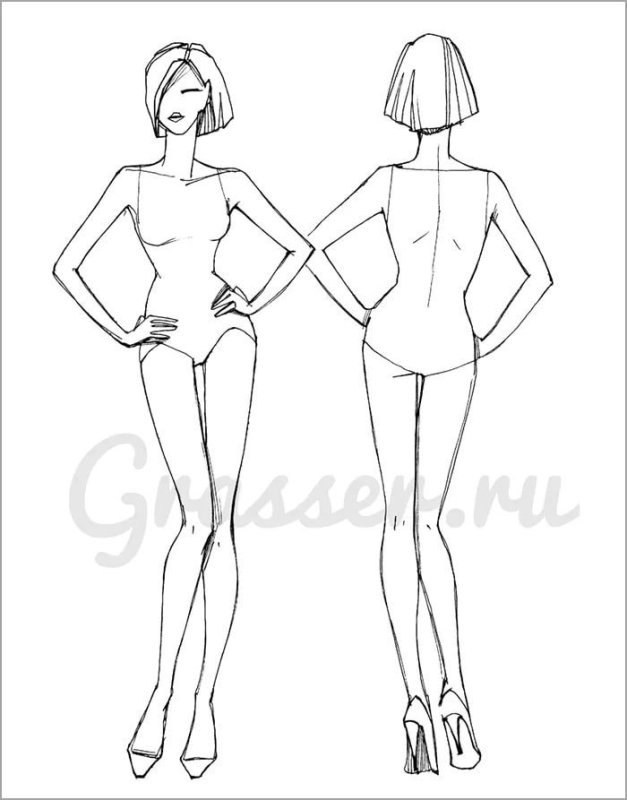 Фигура для моделирования одежды