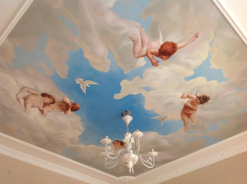 Художественная роспись потолков