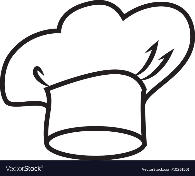 Поварской колпак раскраска